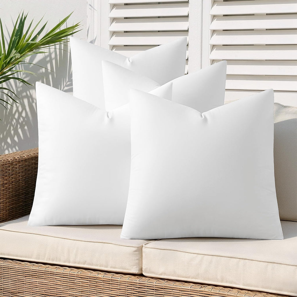 Outdoor Pillow Inserts 18x18 - Set of 4