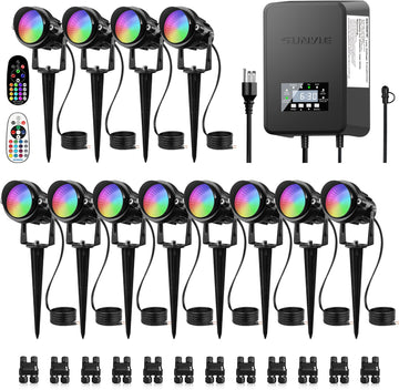 Landscape Lighting Kit with 300W Transformer, Waterproof