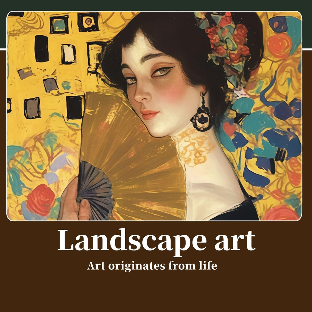 Whimsical Gustav Klimt Canvas, Klimt Exhibition, Gustav Klimt Canvas Wall Art (16" x 24" x 3 pcs)
