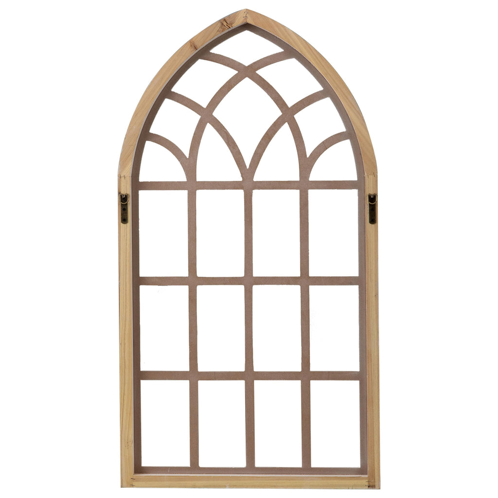 Large Farmhouse Arched Window Frame Wall Decor 44 X 24 Inch