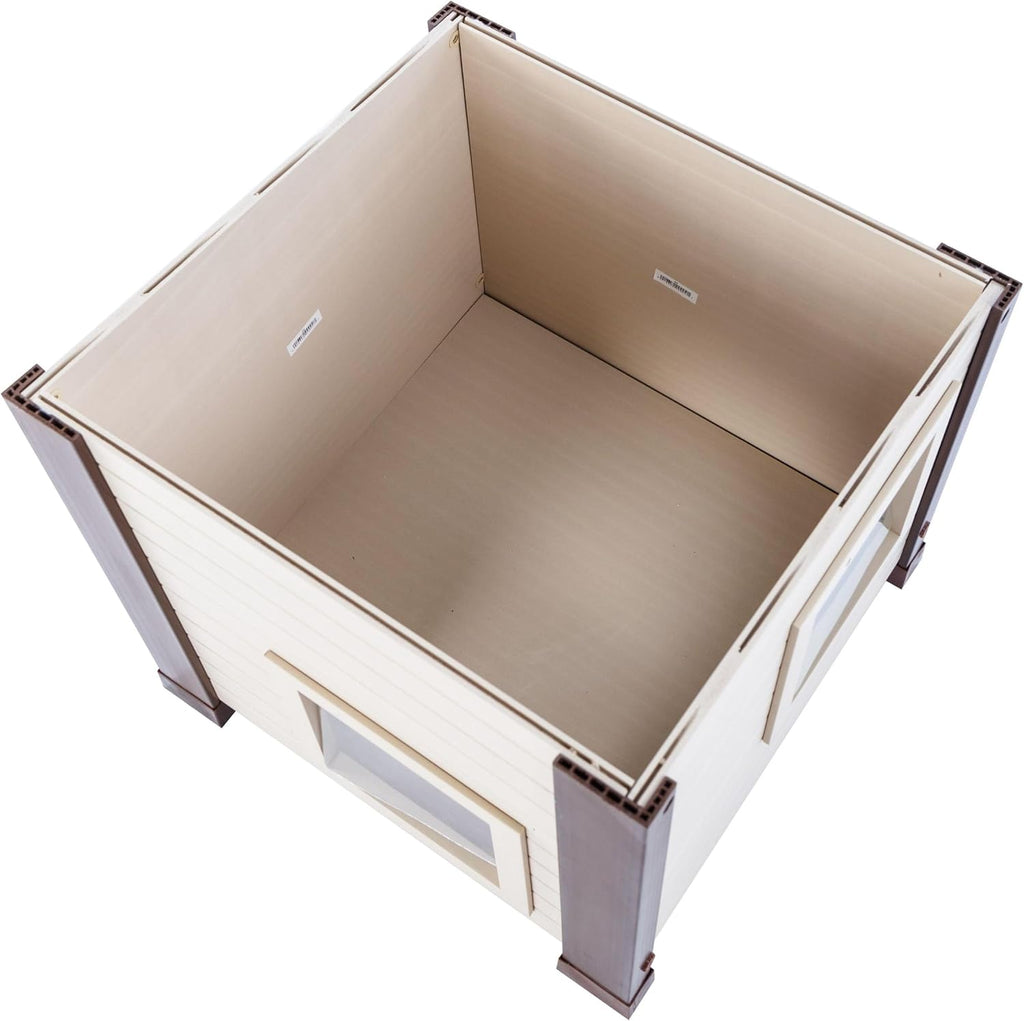 Albany Outdoor Cat House, Maple/Brown