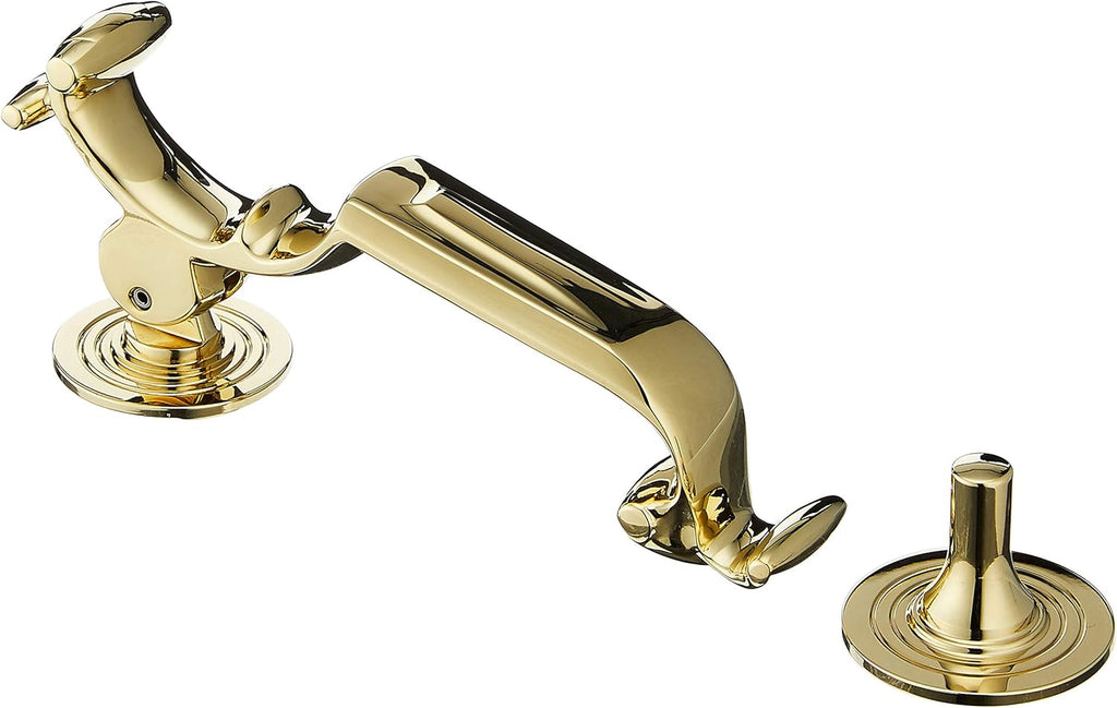 S-Shaped Door Knocker, Lifetime Polished Brass