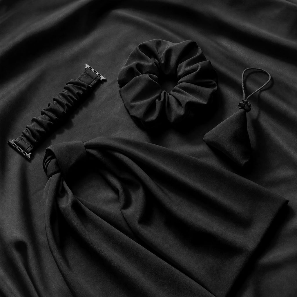 Nylon Spandex Fabric, 4 Way Stretch, 3 Yard, 65 Inch Wide, Black