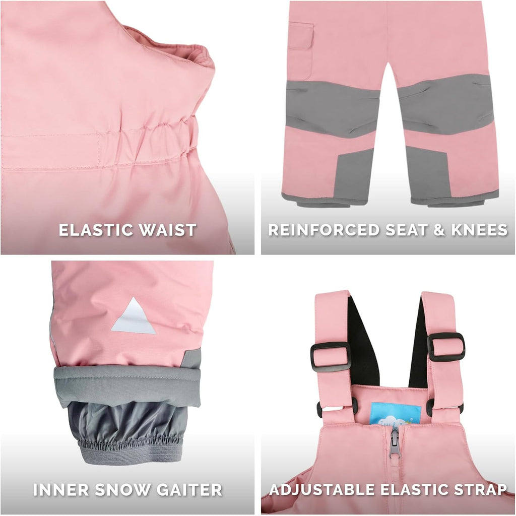 Toasty-Dry Snow Bib Pants for Toddlers