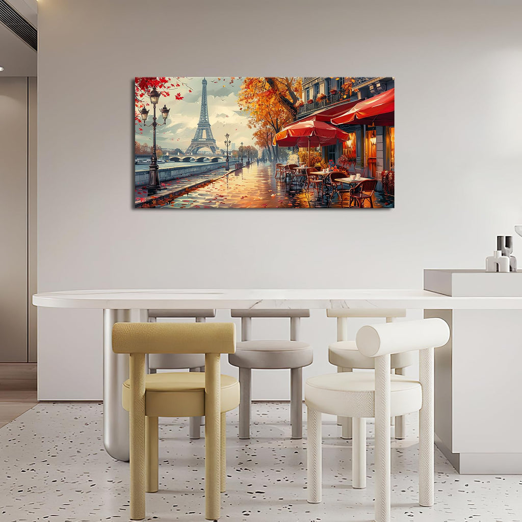 Large Eiffel Tower Wall 60"x30"