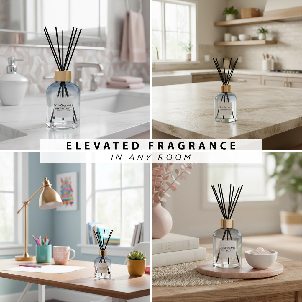 Pink Pear & Peony Water-Based Reed Diffuser - 5 FL OZ