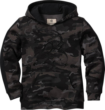 Kids Pullover Hooded Sweatshirt Camo Hoodie