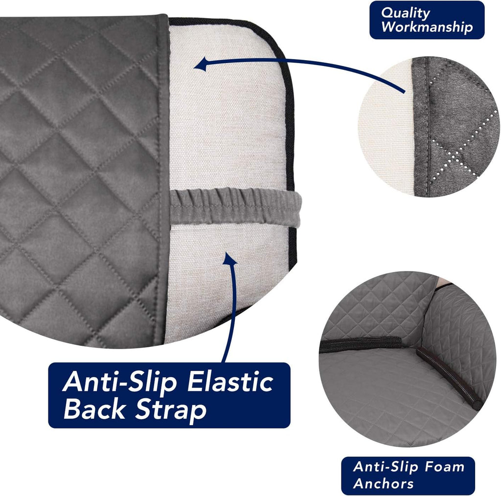 Reversible Quilted Sofa Cover Dog Couch Covers for Sofa, 66