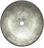 Honeysuckle Series Round Tempered Deco Glass Vessel Bathroom Sink | Top Mount Sinks Above Countertop |Handicraft