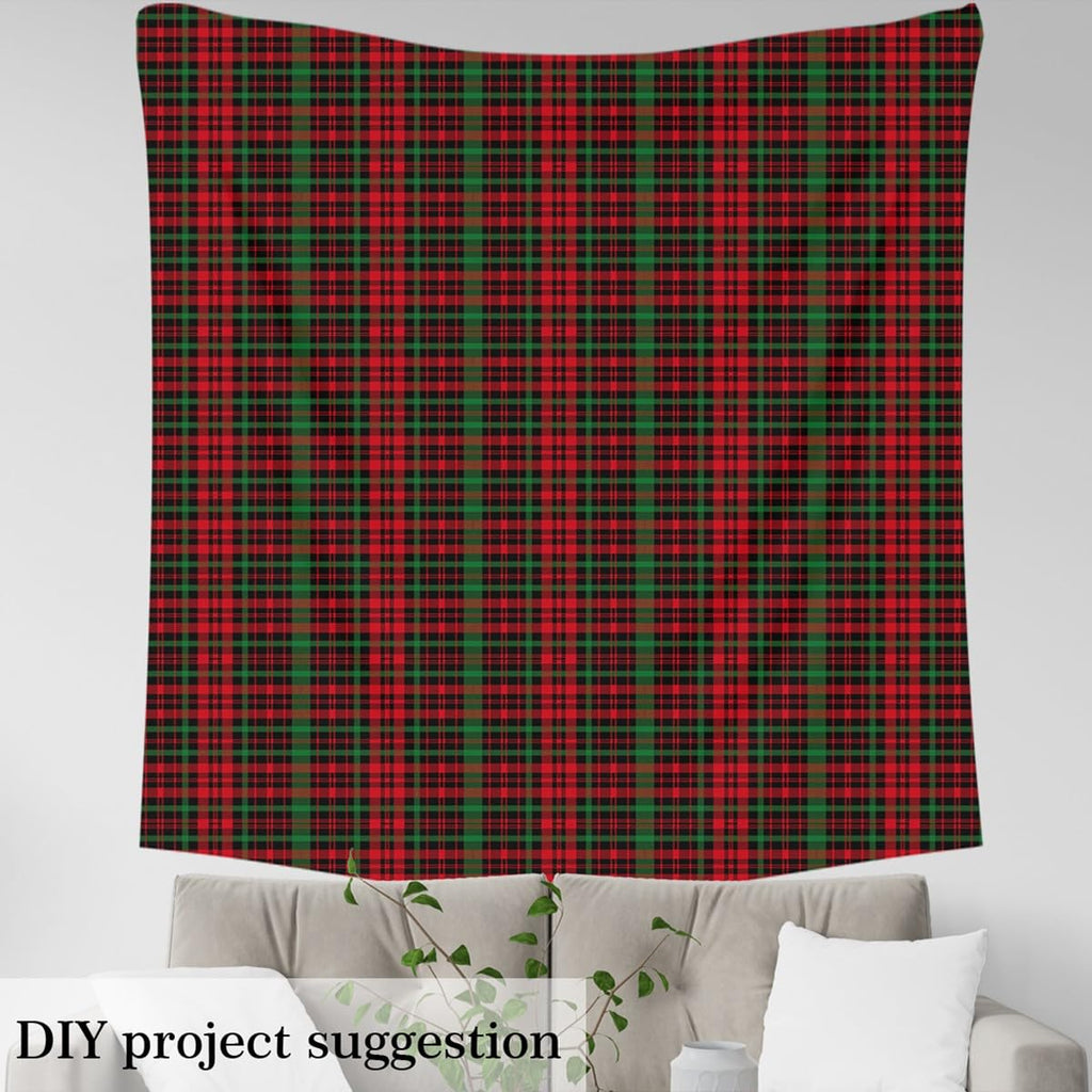 Buffalo Check Upholstery Fabric, Plaid Fabric By The Yard, Grid Decorative for Upholstery and Home DIY Projects, Modern