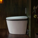 Smart One-Piece Toilet with Built-In Tank and Bidet, Powerful Flush, Foam System, Foot Sensor, Warm Air Dryer, Auto Flush, ADA Comfort Height, Blackout Flush, Heated Seat