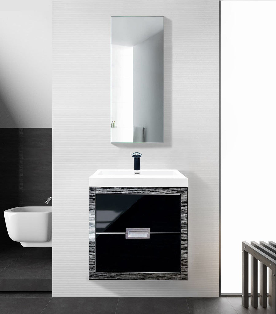 Medicine Cabinet | Recess or Surface Mount | Blum Hinge 170 Degree Soft Close|(15"x36")