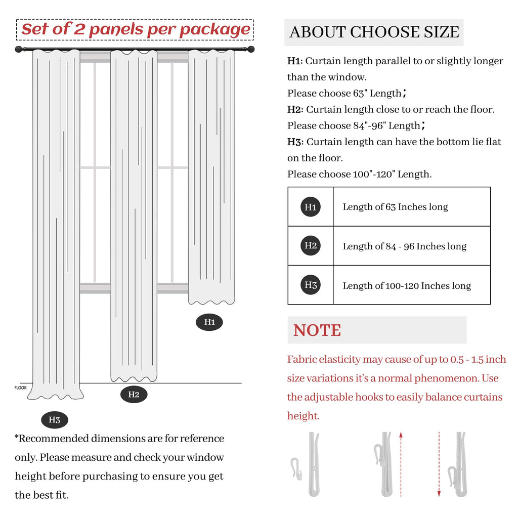 Memory Trained Pinch Pleat 60 Inch Wide Room Divider Curtains 102 Inches Long, Off White Light Filtering Linen Semi