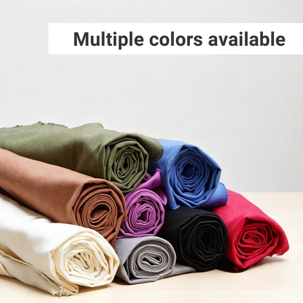 12oz Heavy Duty Cotton Canvas Fabric, Thickend Cotton Duck Cloth, 5 Yard