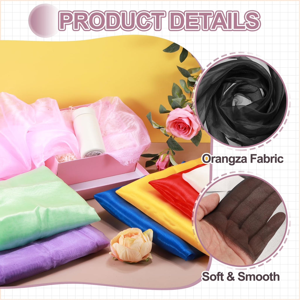 Shiny Organza Fabric 2yds x 59 in Black