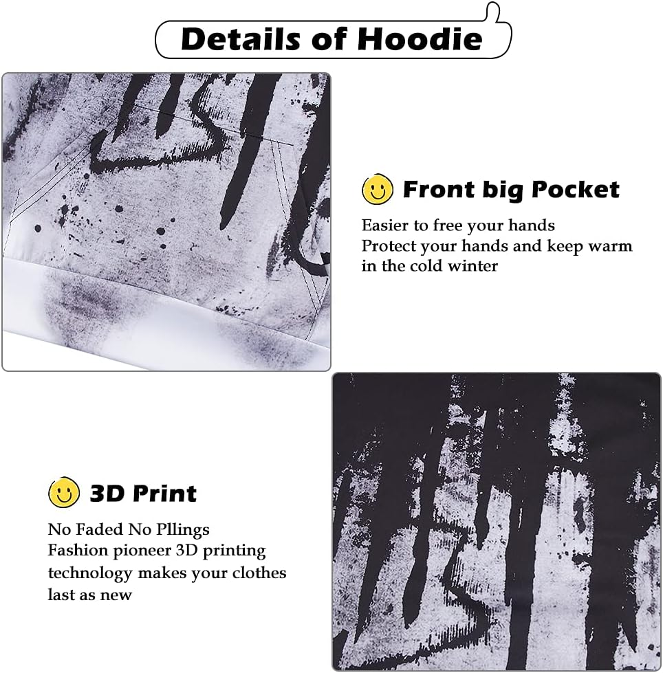 Boys Hoodie Kids 3D Print Graphic Pullover Sweatshirt