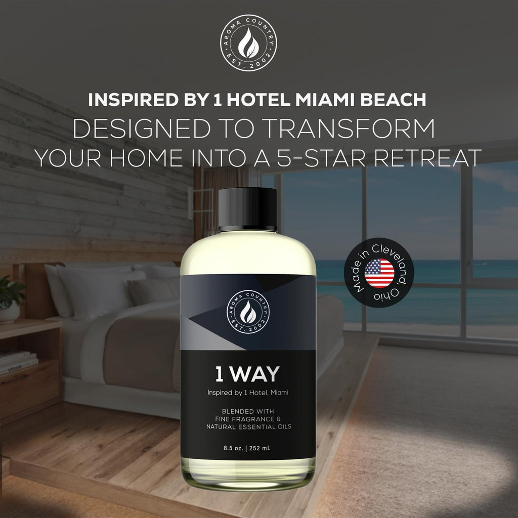 1 Way Luxury Hotel Scent Diffuser Oil Refill, 8.5 Fl Oz
