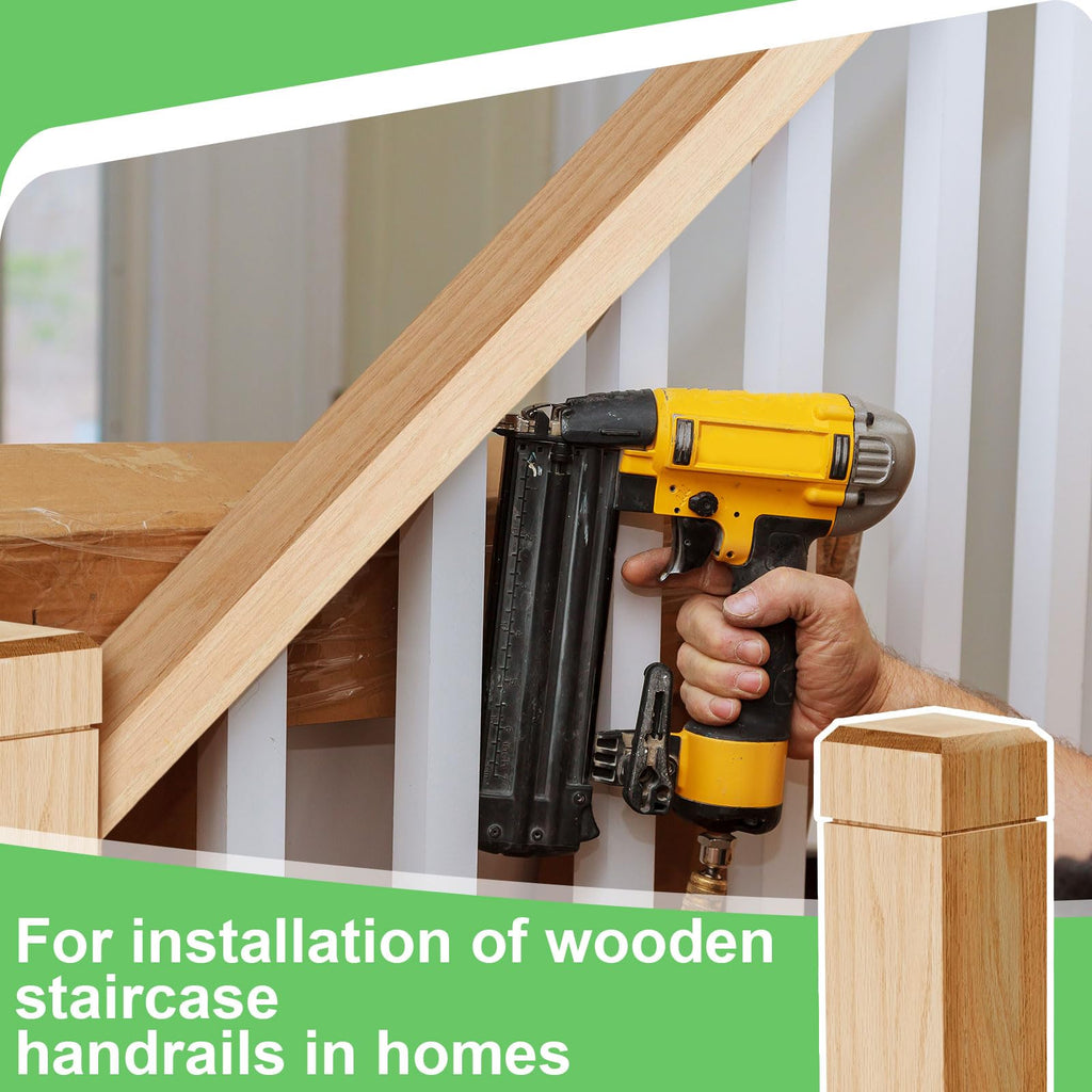 3" x 48" Solid Red Oak Stair Newel Post with Single Groove