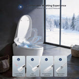 ‌VANCOCO Smart Toilets with Built-in Bidet,One-Piece Toilets with Toilet Bidet,Smart Toilets and Bidets with Night