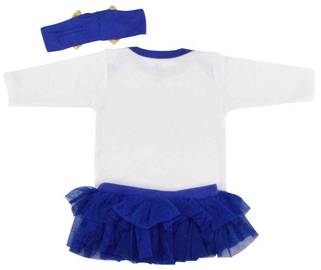 Girls 1st Hanukkah Layette Outfit Tutu Romper Headband