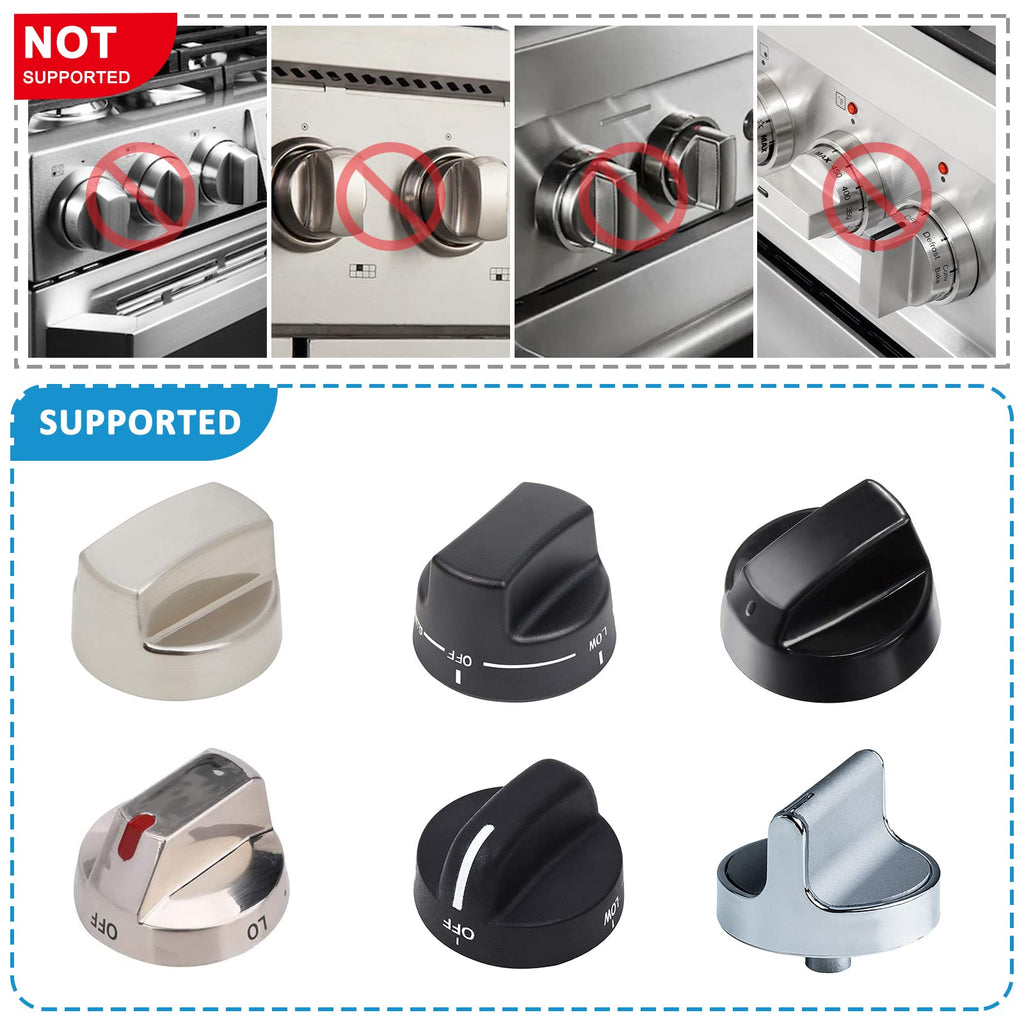 Gas Stove Knob Safety Covers | Oven Lock Baby Proofing - Heat Resistant