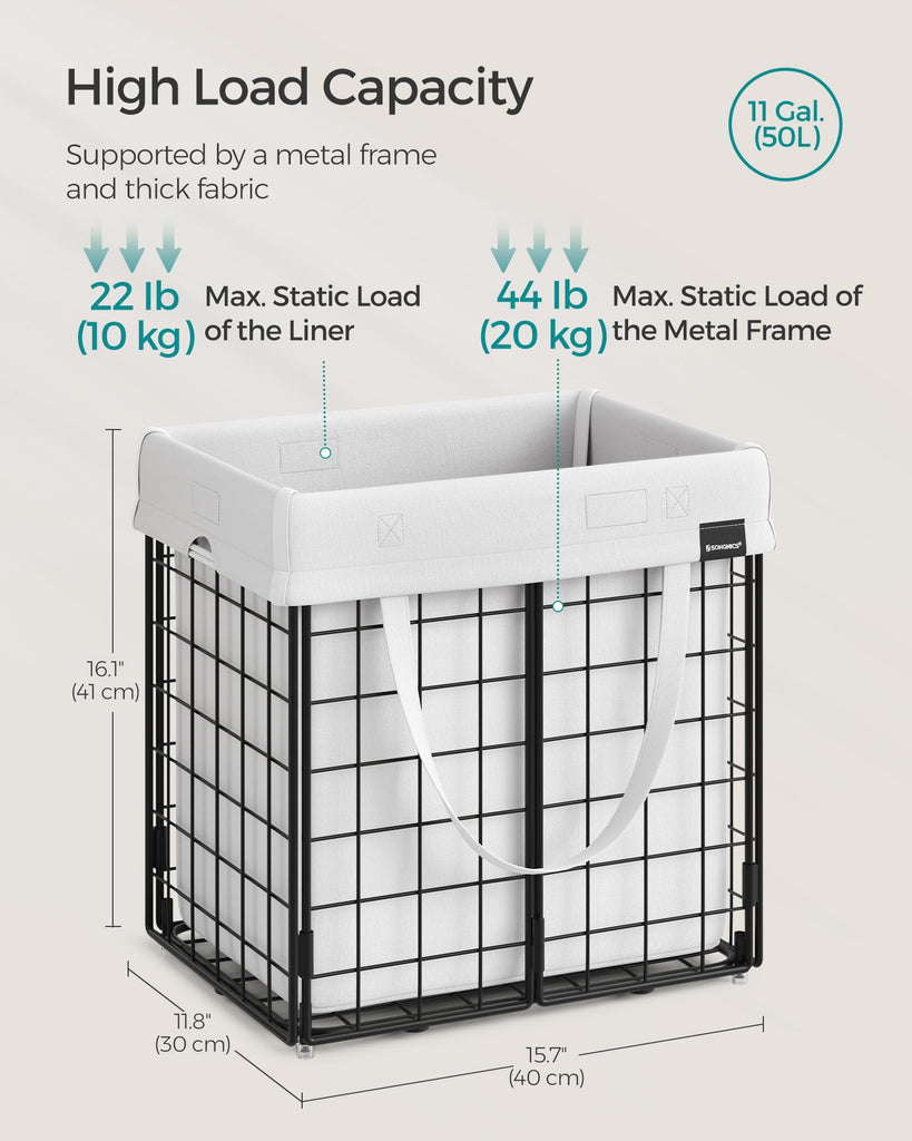Laundry Hamper, Collapsible, 11 Gal. (50L)