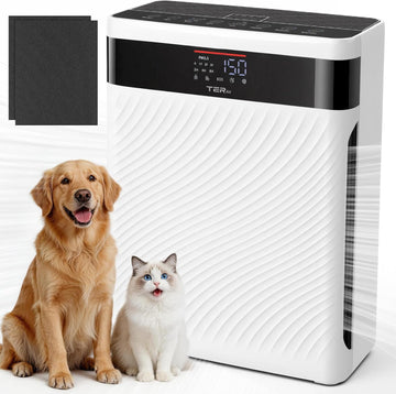 Air Purifier for Home with Pets, H13 HEPA & Washable Filter, Helps Capture Pet Hair, Dander, Dust & 