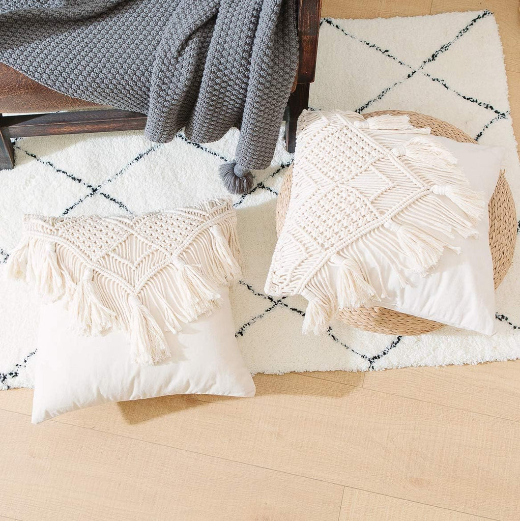 Cushion Covers Macrame Cushion Cover Woven Boho Cushion Cover