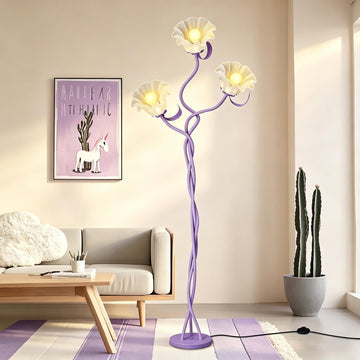 Flower Floor Lamp, Flower Standing Lamp with 3 Color Temperatures, LED Flower Reading Lamp, Modern Floor Lamps with