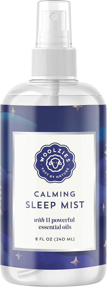Calming Sleep Mist | 100% Natural Hypoallergenic Essential Oil Pillow Spray | Relaxing & Comforting | 8 FL OZ - Set of 8