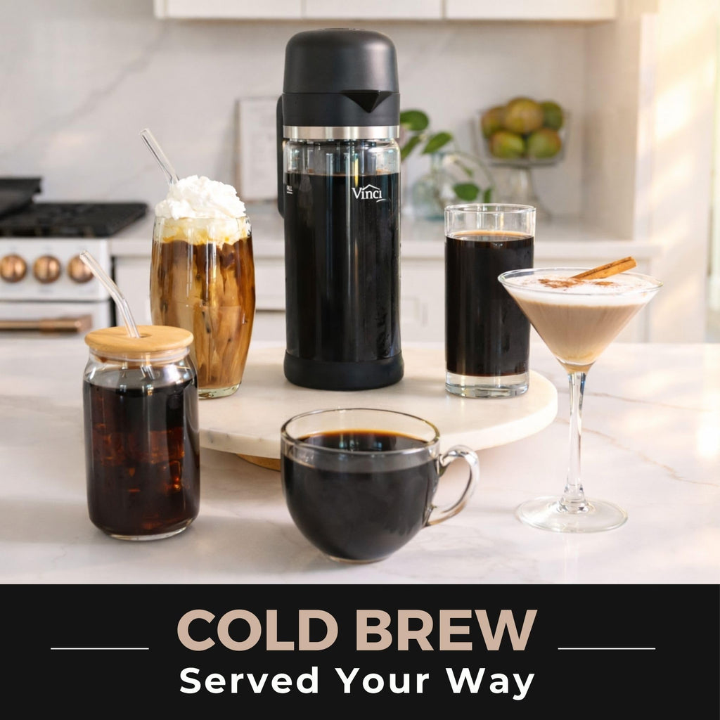 Express Electric Cold Brew Coffee Maker, 10-Minute Fast Brewer (47oz)