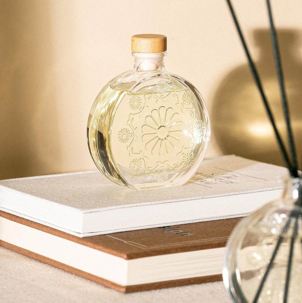 Santal Rosé Reed Diffuser, Scented Room Diffuser Set