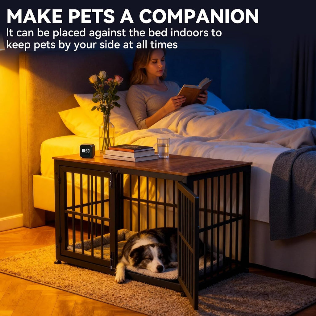 Heavy Duty Dog Crate Furniture for Large and Medium Dogs
