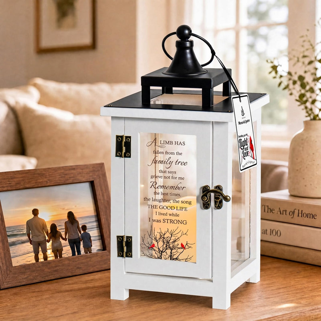 Memorial Lantern for Loss of Loved One, Sympathy Gifts