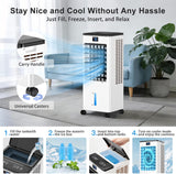Portable Air Conditioners, 4-IN-1 Evaporative Air Cooler, Portable AC Unit w/ 4 Modes & 3 Speeds