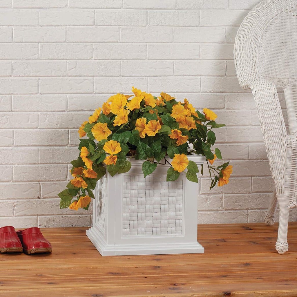 Lightweight All-Weather Rattan-Style Planter Box