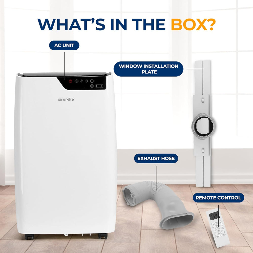 Portable Air Conditioner 12000 BTU - 4-in-1 with Heating