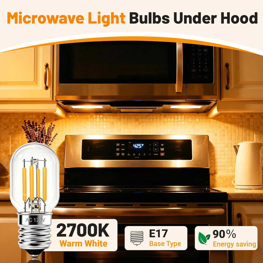 Microwave Light Bulbs Under Hood 8206232A E17 LED Bulb