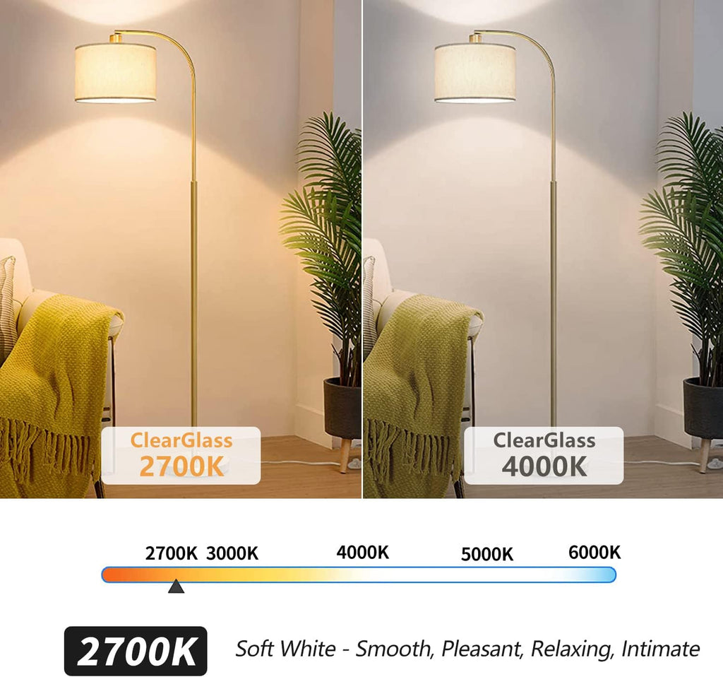 LED Edison Globe Light Bulb, Warm White 2700K CRI 95, LED Filament Light Bulb, 5.5W Equivalent to 60W, G30(G95)