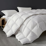 Feather Down Comforter Queen, All Season White Duvet Insert
