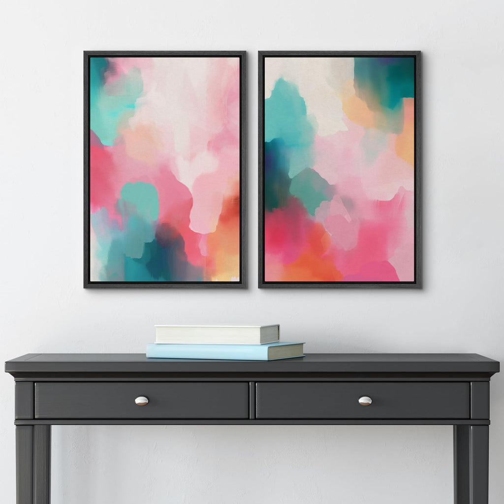 Framed Canvas Print Wall Art Monochrome and Gold Abstract Black and White Illustrations Modern Art Decorative Minimal