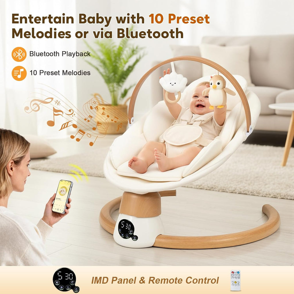 Swings for Infants, Electric Portable Baby Swing