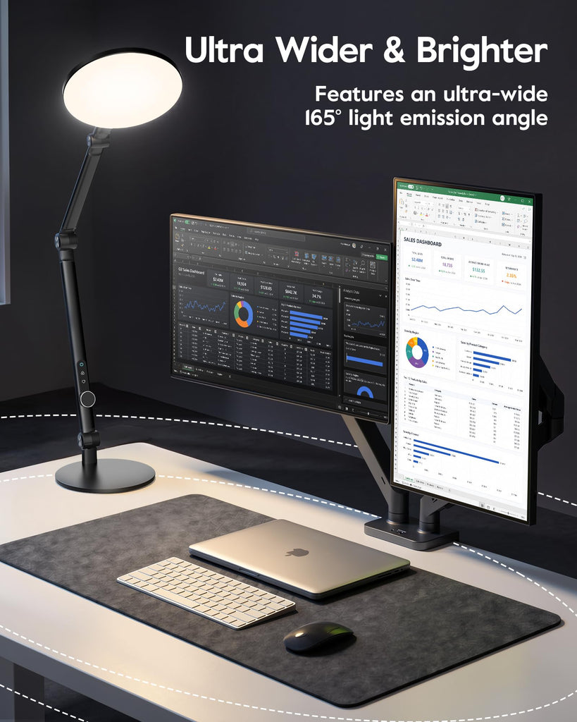 Desk Lamp, Professional Video Call Light, CRI>98