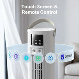 Portable Air Conditioners - 3 Speeds & Storm Mode & Mist Spray, Tower Cooling Fan with Timer
