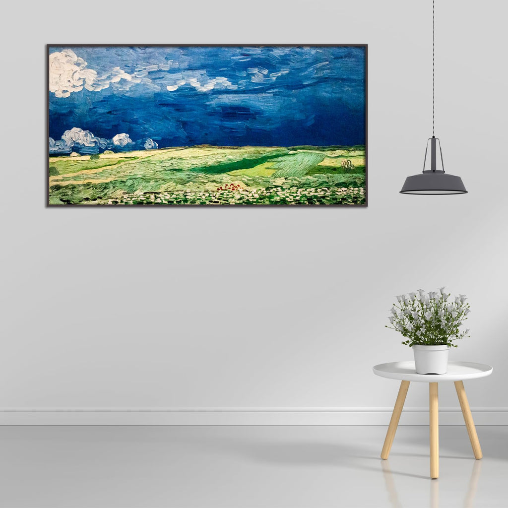 Vincent Van Gogh Wheat Field With Crows Poster Natural Wilderness Landscape Poster Multi-Color Colorful Fine Art Oil