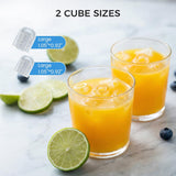 Ice Maker Countertop, Portable Ice Machine with External Water Tank, 8 Cubes in 6 Mins, 26 lbs/24Hrs, Self-Cleaning