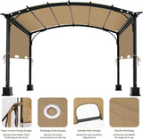 85"x 208" Universal Pergola Shade Cover, Garden Shade Replac - Image 3
