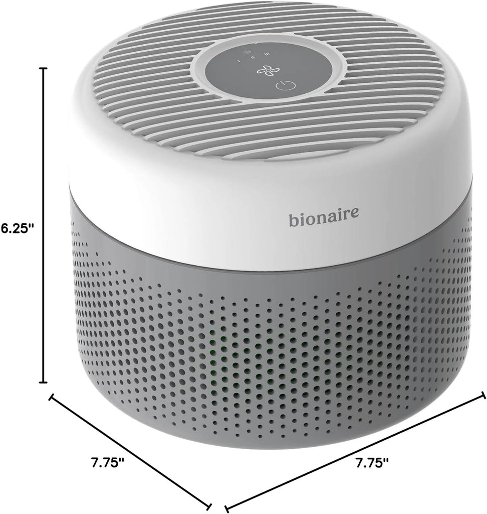 Official - CleanAir Desktop Air Purifier, True HEPA 3-Stage Filtration with 360° Air Intake, 100 CAD