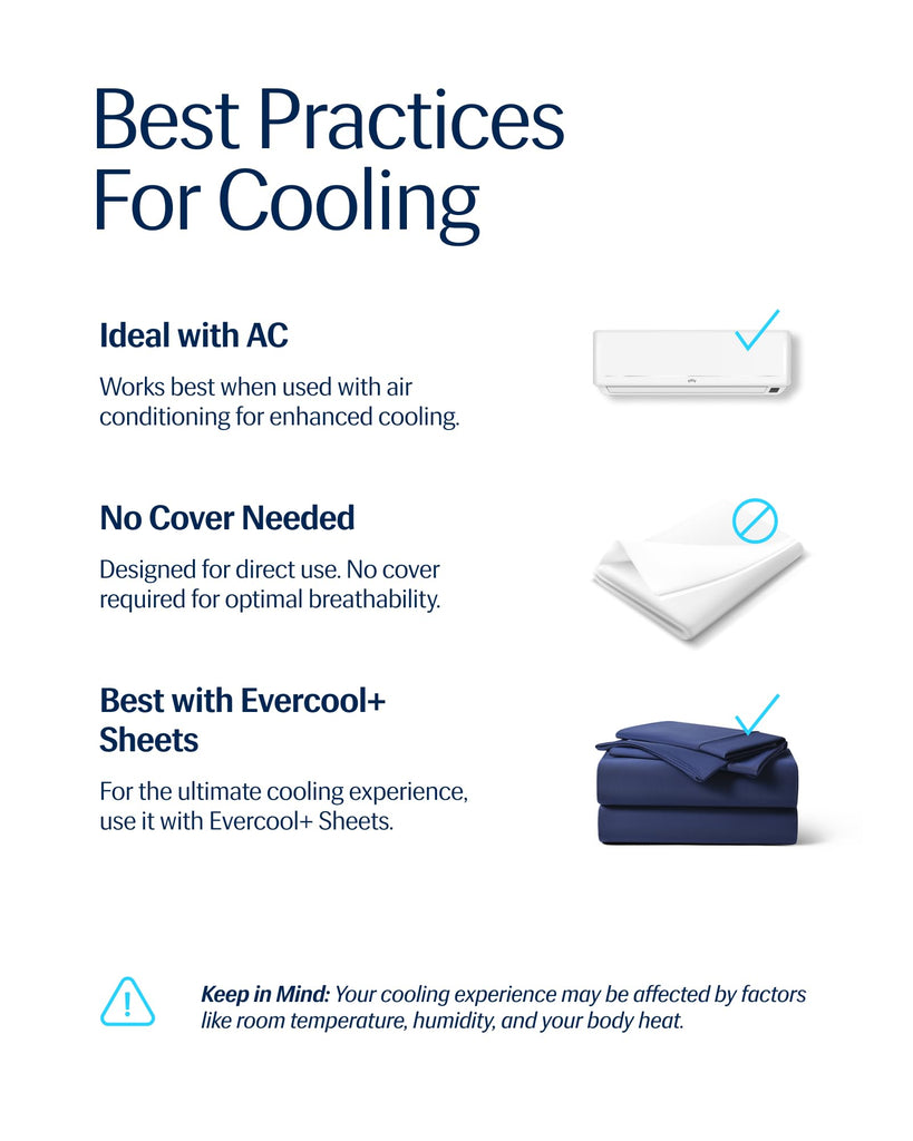 Evercool Cooling Comforter Blanket for Hot Sleepers, Full/Queen