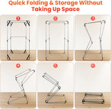 Portable Sauna for Home, Upgraded Personal Steam Sauna Box with 3L 1300W Steamer, Folding Chair